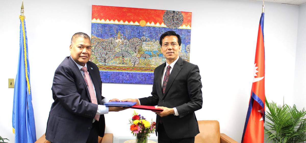 नेपाल र माइक्रोनेसियाबीच कूटनीतिक सम्बन्ध स्थापना